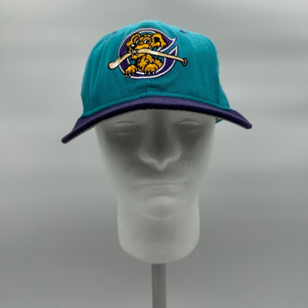 New Era 59FIFTY MiLB Charleston Riverdogs Teal Cap Size 7 Fitted Baseball Hat